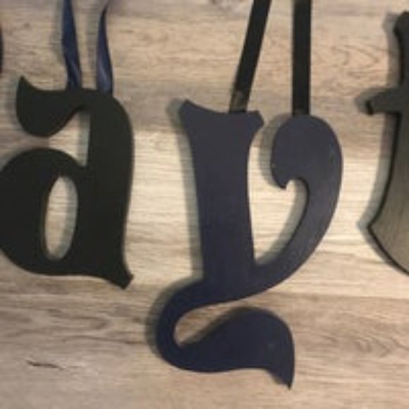 Customized & Personalized Nursery Wall Hanging Wood Letters - Picture 4 of 6